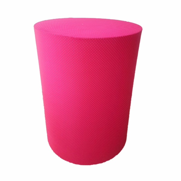 Capa Cilindro G Pink de Bolinhas